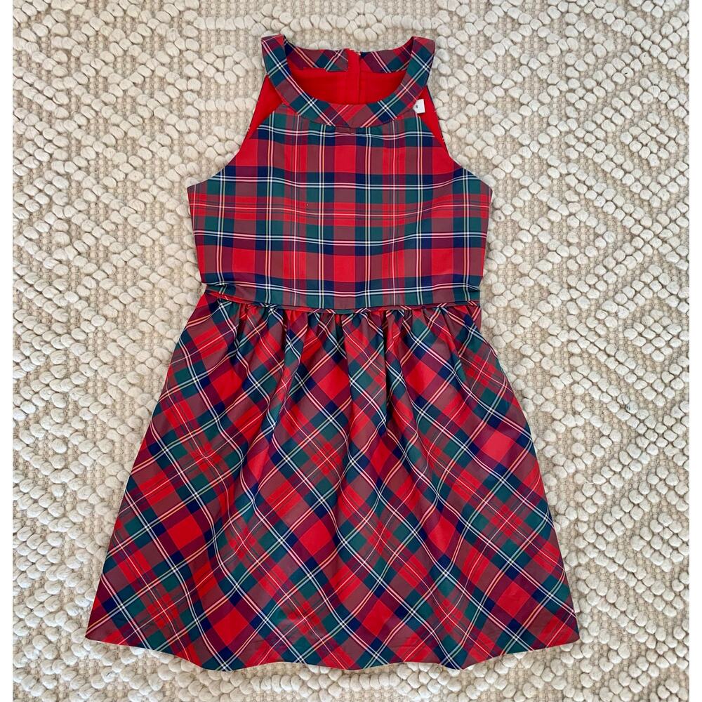 Vineyard Vines Girls Size 8 Tartan Taffeta Dress